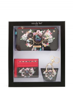 Nicole Lee 3-Piece Fashion Wallet Set PRT7011-3 DREAM OF ALL COLORS